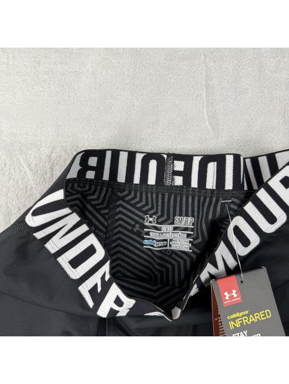 NWT Under Armour INFRARED Compression Pants Men S Fitted Coldgear Warm Sporty - Picture 4 of 10